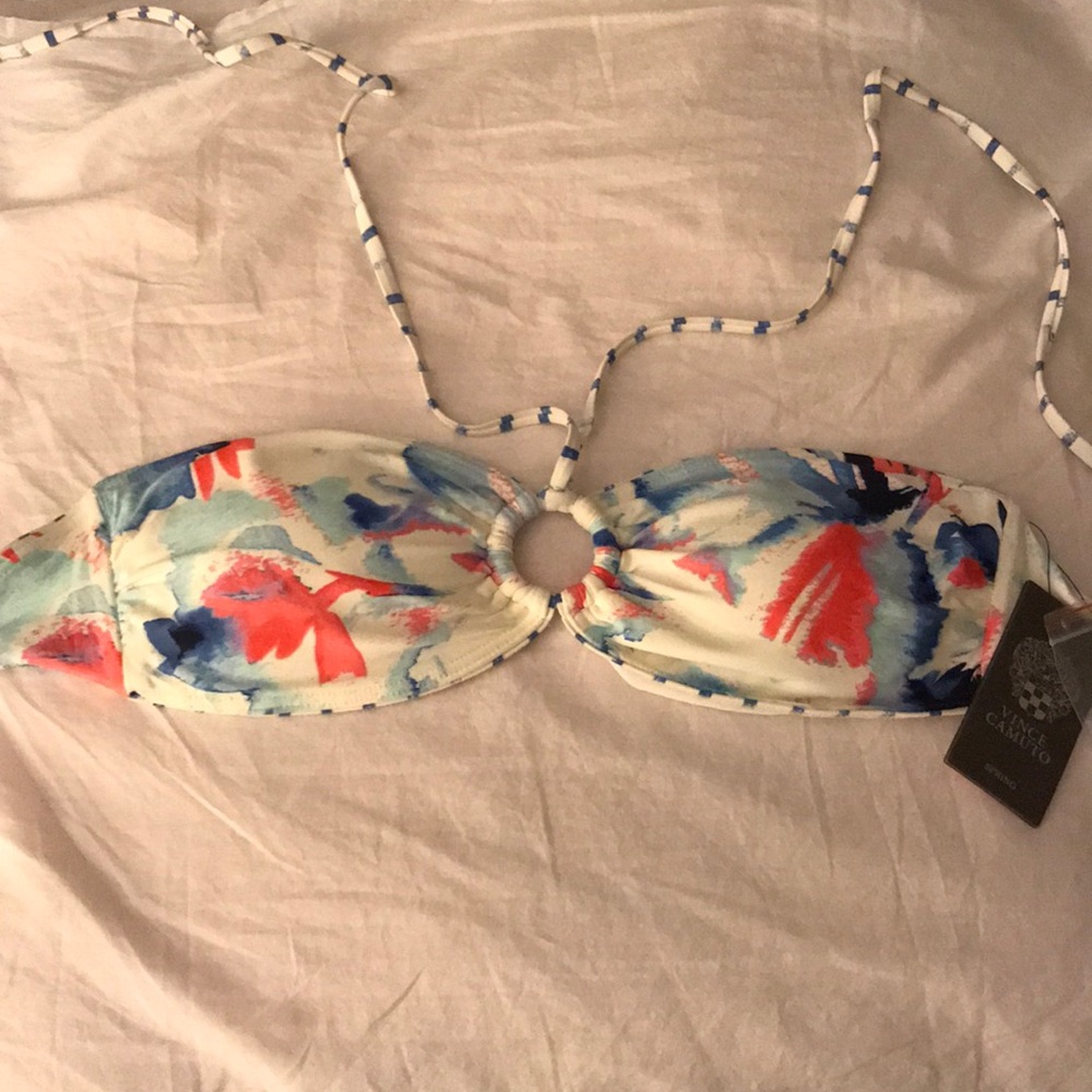 Vince Camuto bandeau swim suit top